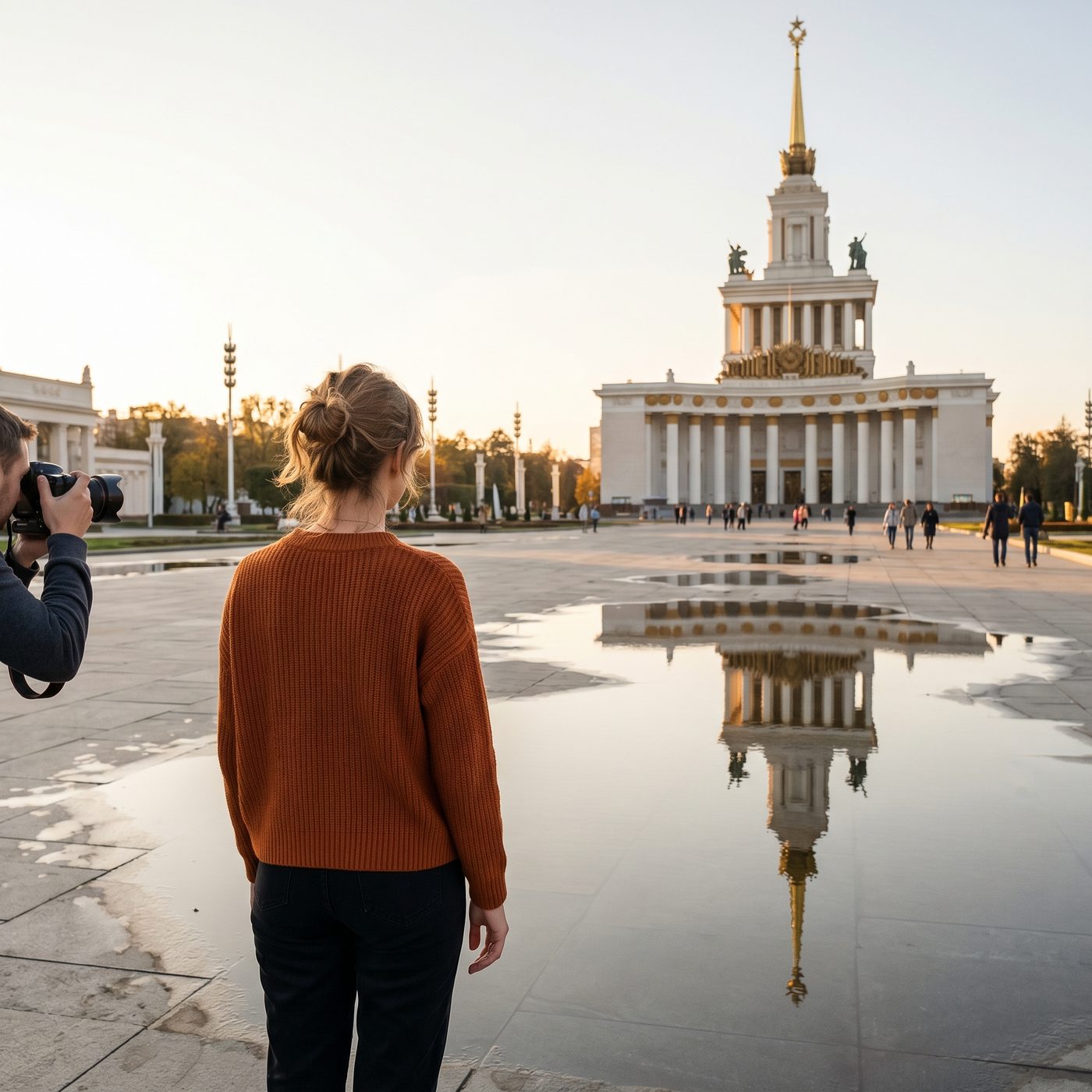 фотосессия в парке Музеон осенью